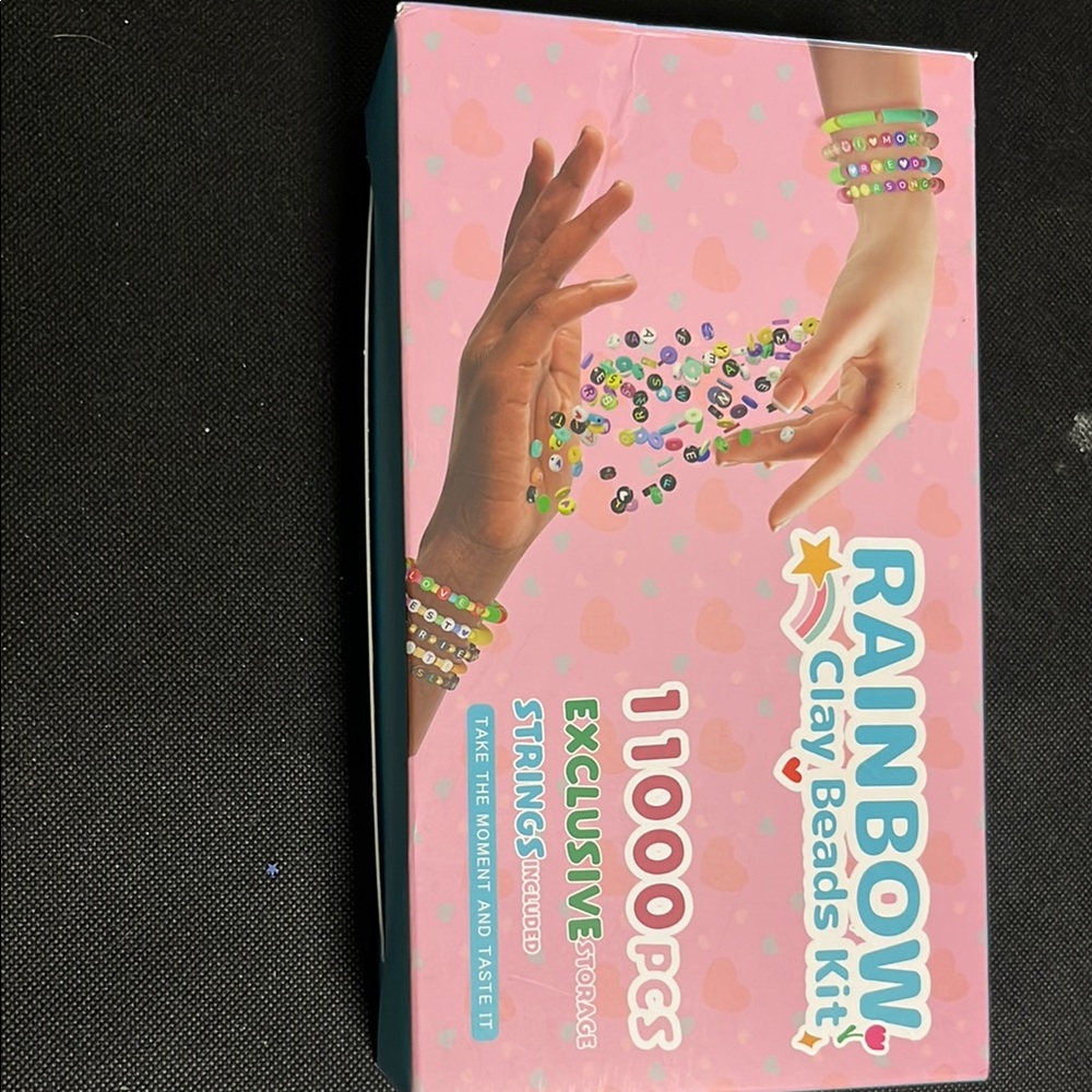 Rainbow Clay Beads Kit - Multicolor